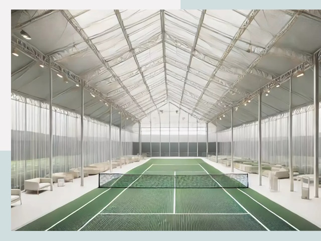 Строительство теннисных кортов в Донецке