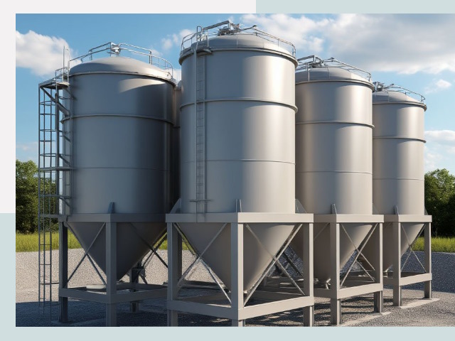 Металлические силосы от СтальСтрой-Днк по цене 657 руб.