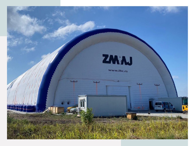 Брендирование ангаров в Донецке