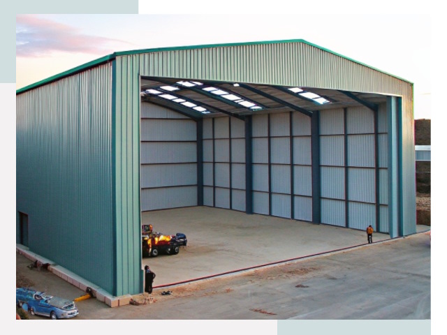 Строительство ангаров в Донецке