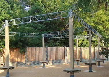 Терраса из металлоконструкций под ключ, проектирование, изготовление и монтаж от СтальСтрой-Днк